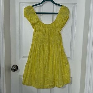 Billabong Women's Yellow Sundress - Size Medium